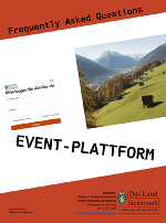 Das Cover des neuen FAQ zur EVENT-Plattform.