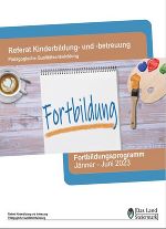 Das Cover des neuen Fortbildungsprogramms.